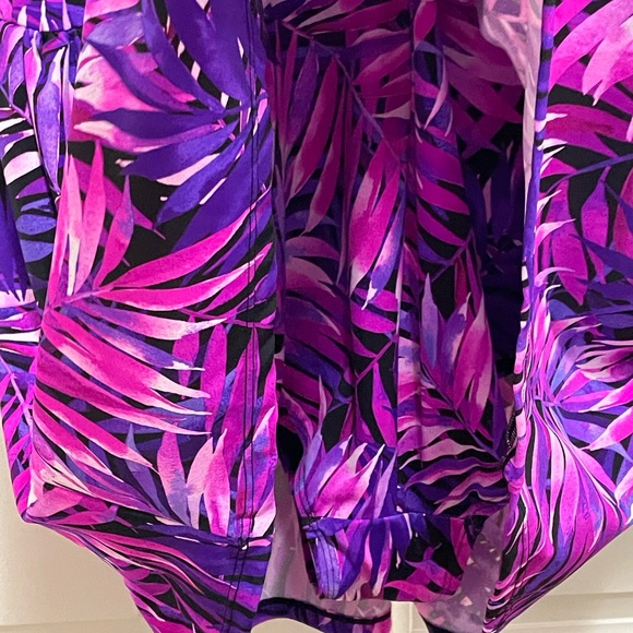 New pinks and multicolored swim dress, size 18. Tags and hygiene strip attached. - Picture 2 of 3